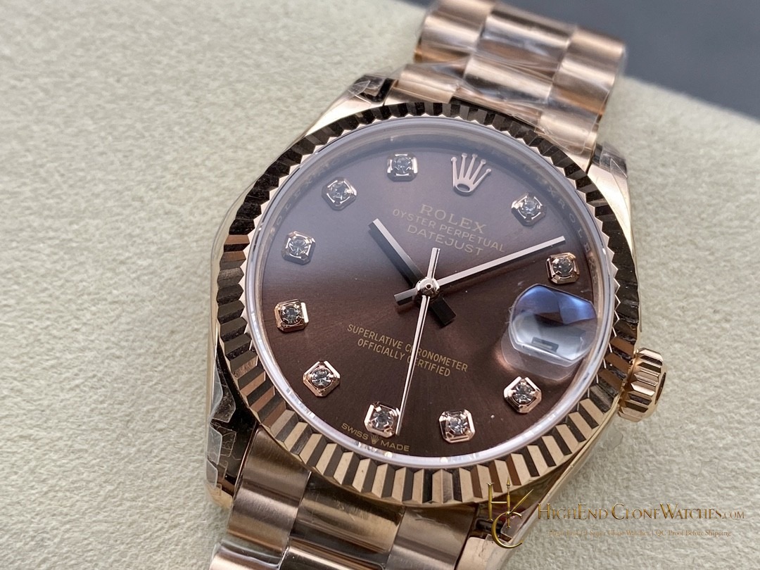 Rolex Datejust m278275-0010 dial and marker detail super clone watch