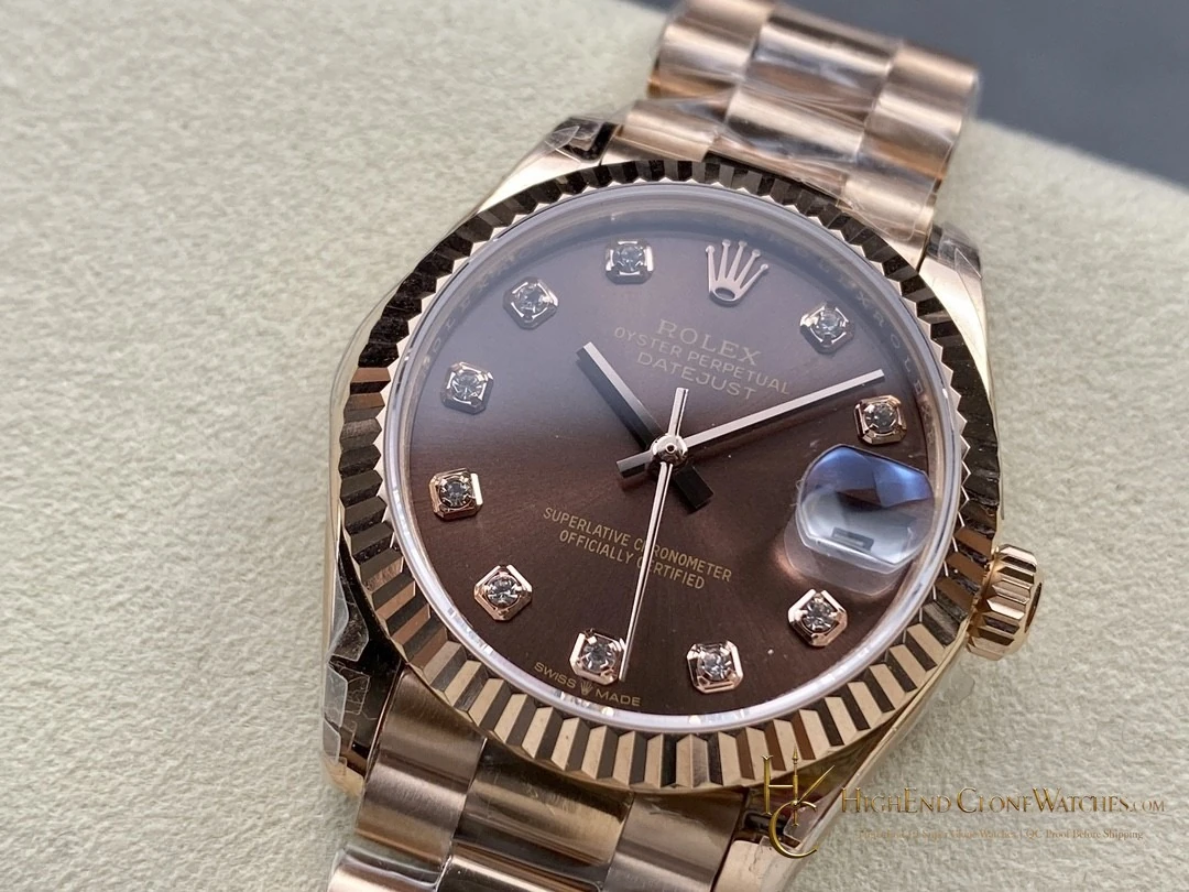 Rolex Datejust m278275-0010 dial and marker detail super clone watch