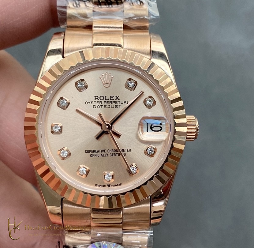 Rolex Datejust m278275-0031 front view super clone watch