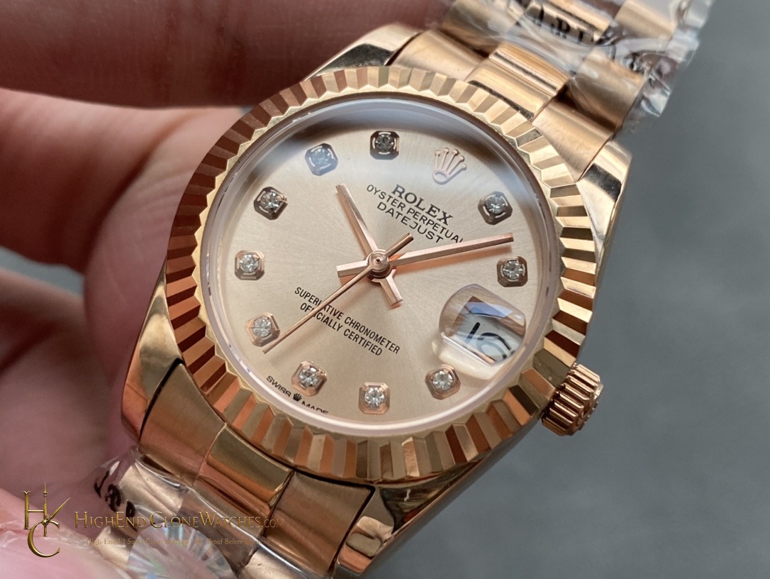 Rolex Datejust m278275-0031 dial and marker detail super clone watch