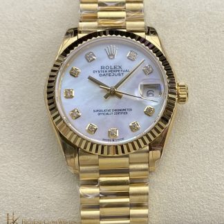 Rolex Datejust 31 m278278-0010 front view super clone watch