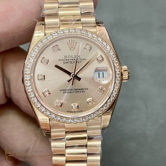 Rolex Datejust front view super clone watch