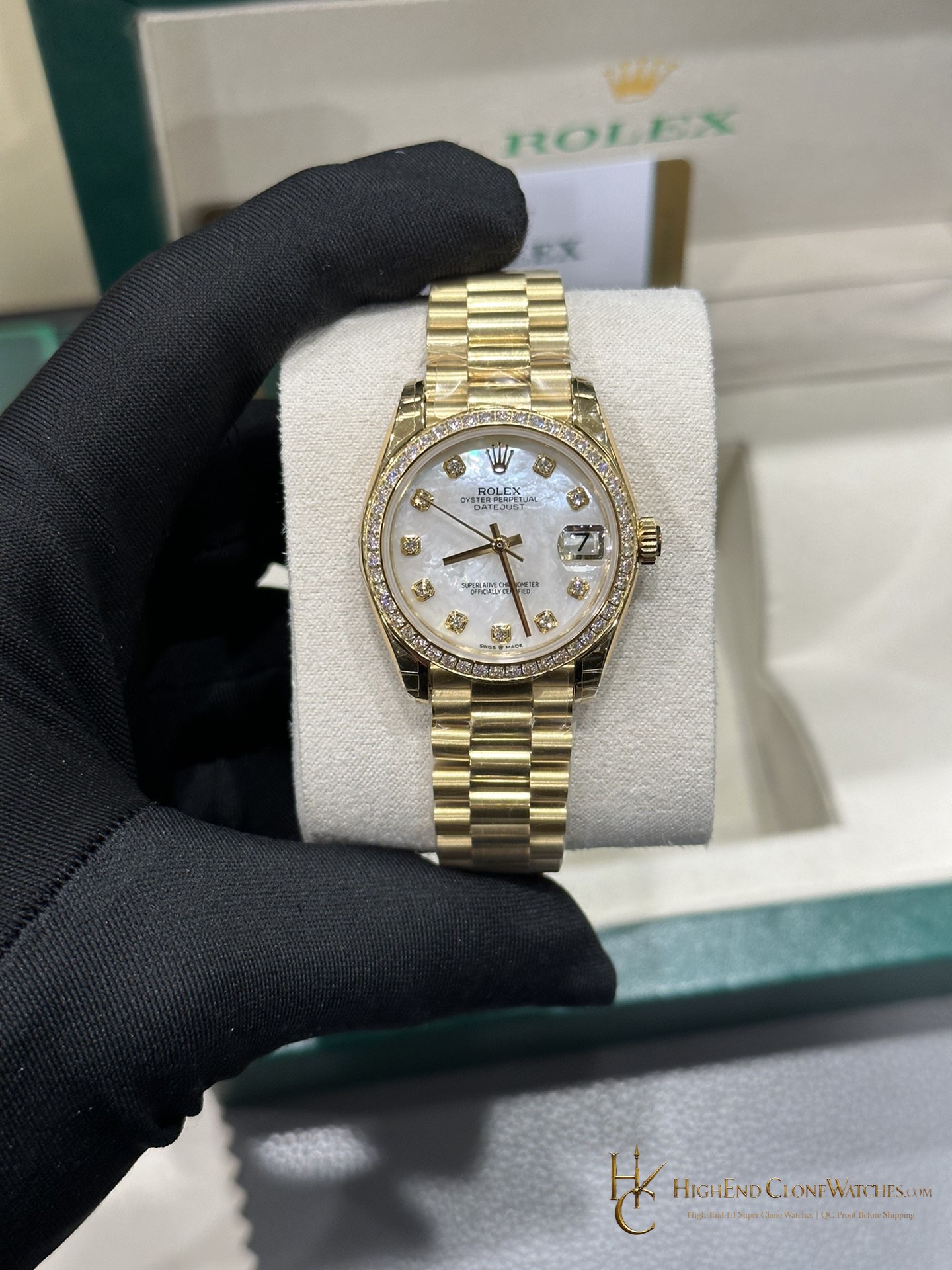 Rolex Datejust m278288rbr-0006 movement detail super clone watch