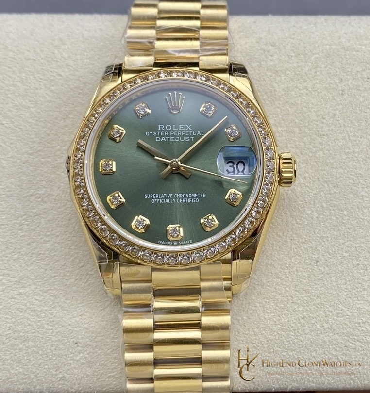 Rolex Datejust m278288rbr-0007 front view super clone watch