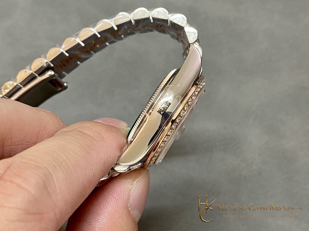 Rolex Datejust 278381RBR-0006 side case profile super clone watch