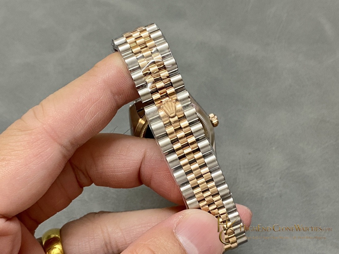 Rolex Datejust 278381RBR-0006 buckle or clasp detail super clone watch