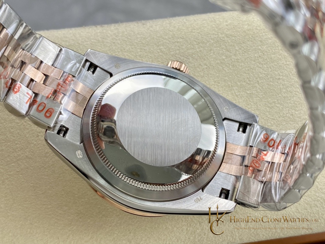 Rolex Datejust 278381RBR buckle or clasp detail super clone watch