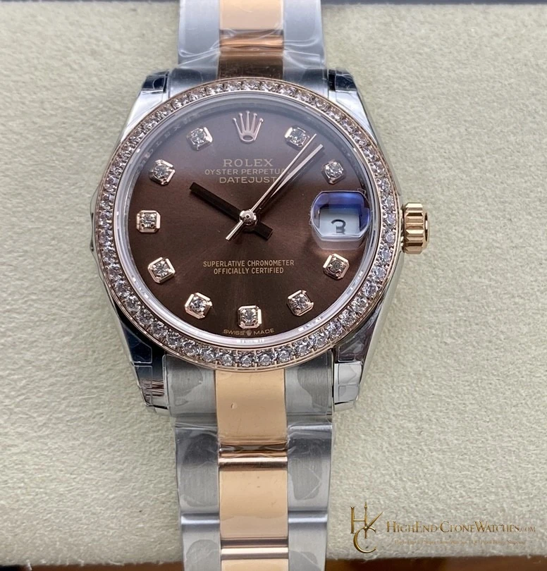 Rolex Datejust 278381RBR front view super clone watch