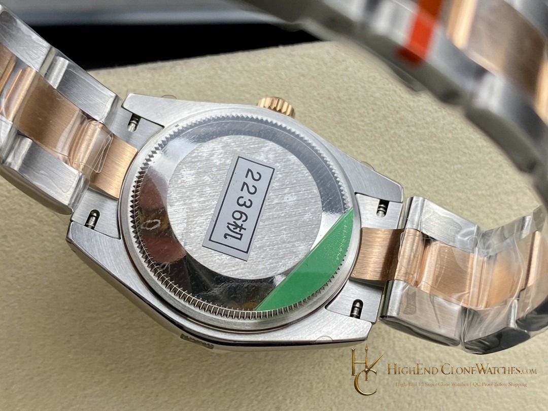 Rolex Datejust 278381RBR buckle or clasp detail super clone watch
