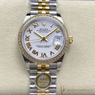 Rolex Datejust m278383rbr-0002 front view super clone watch