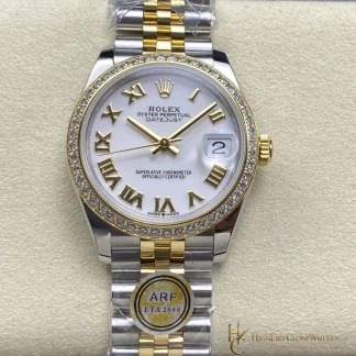 Rolex Datejust m278383rbr-0002 front view super clone watch
