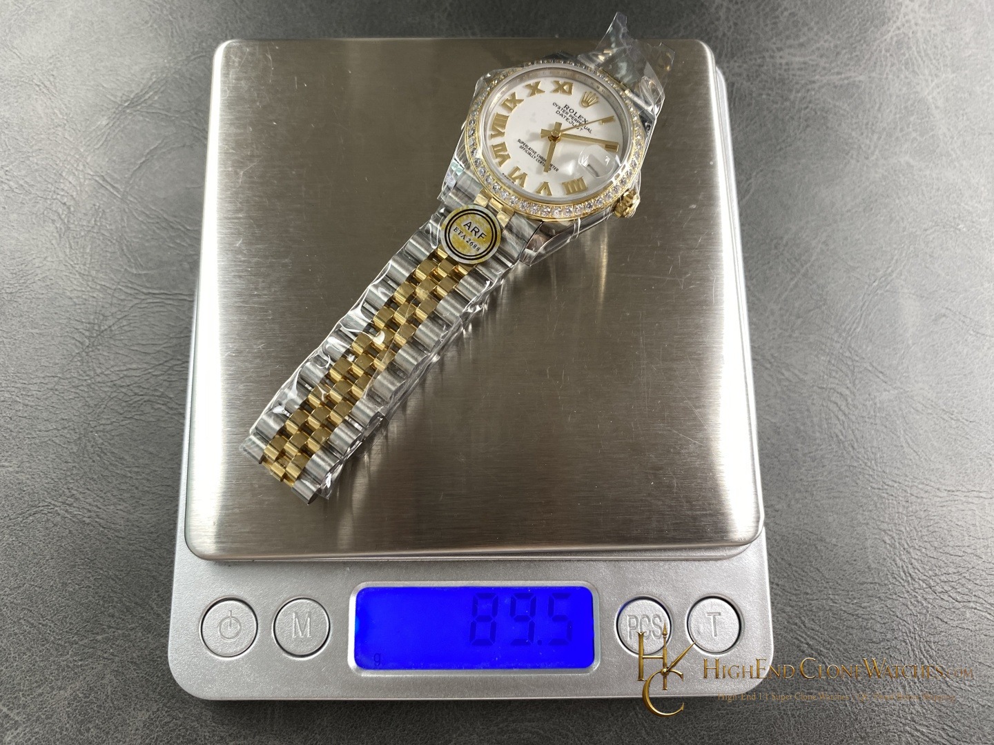 Rolex Datejust m278383rbr-0002 caseback view super clone watch