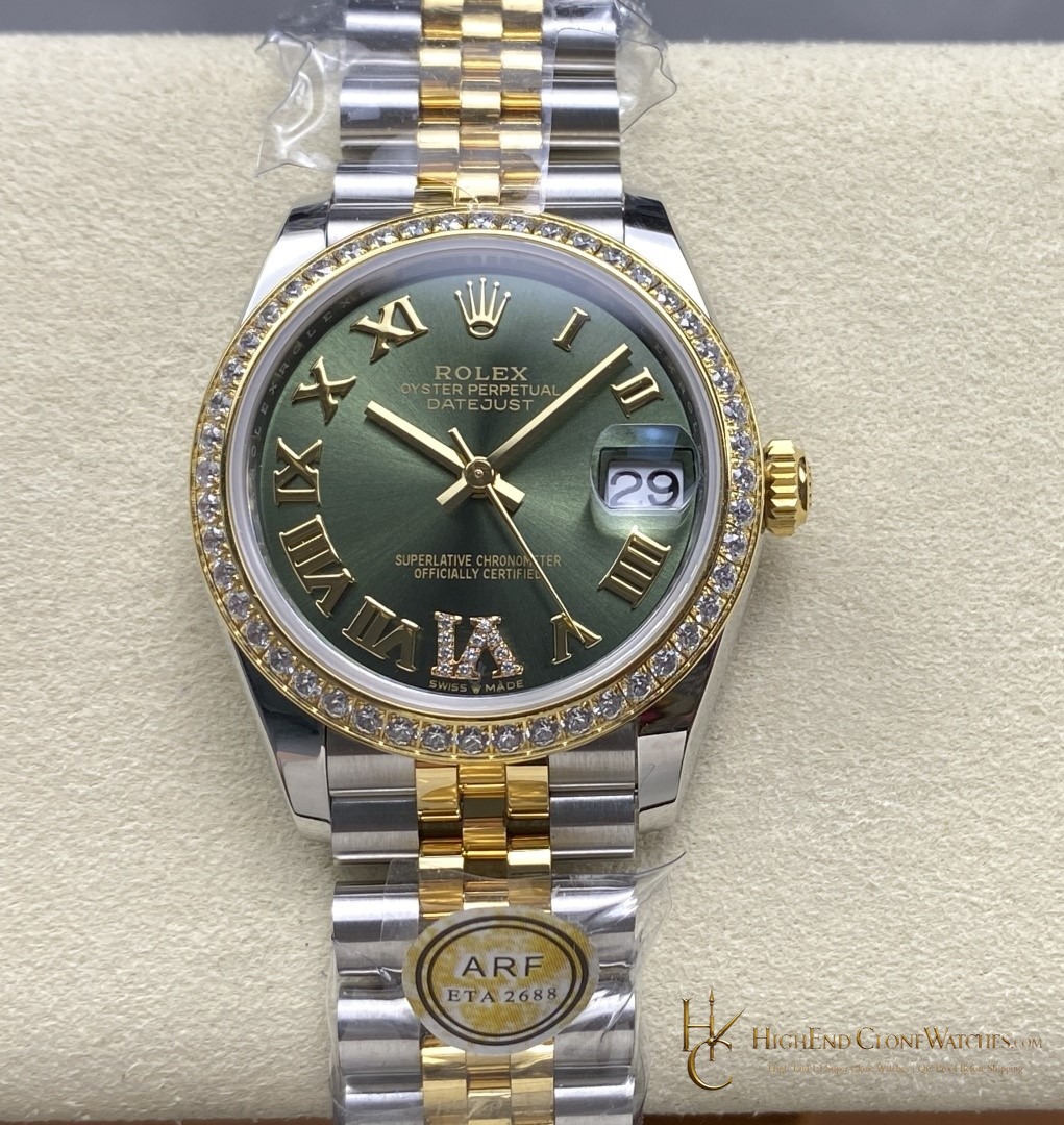 Rolex Datejust 278383RBR-0016 front view super clone watch