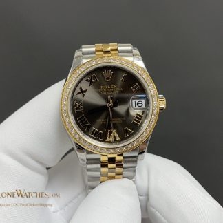Rolex Datejust m278383rbr-0018 front view super clone watch