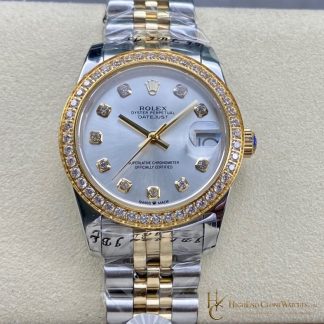 Rolex Datejust m278383rbr-0020 front view super clone watch
