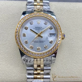 Rolex Datejust m278383rbr-0020 front view super clone watch