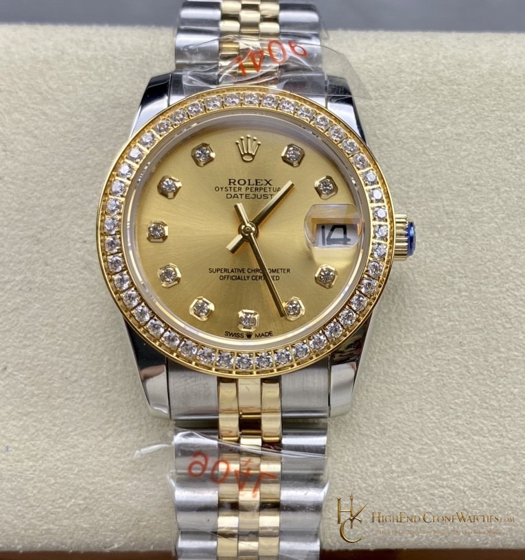 Rolex Datejust 278383RBR-0026 front view super clone watch