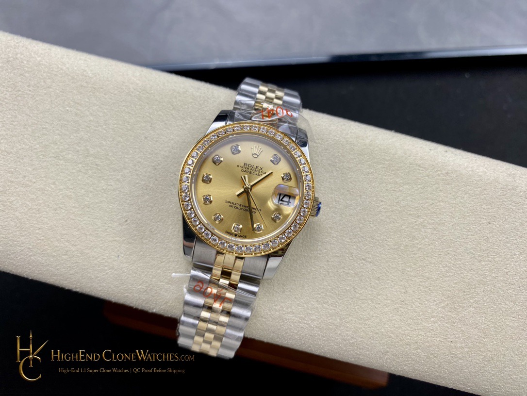 Rolex Datejust 278383RBR-0026 side case profile super clone watch