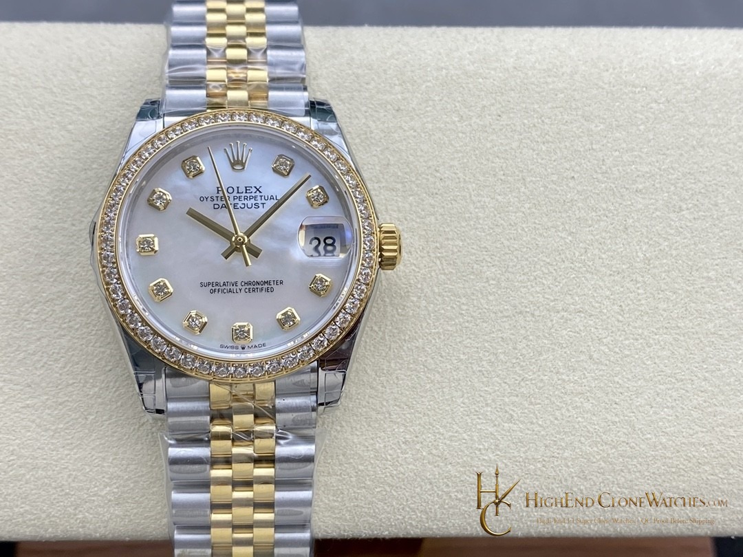 Rolex Datejust front view super clone watch