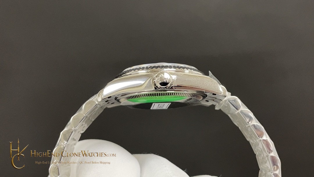 Rolex Datejust 36 Ref. 126234 bezel detail super clone watch