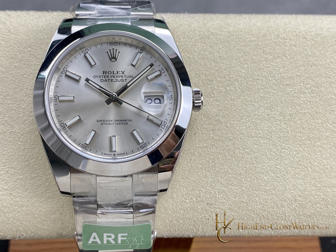 Rolex Datejust M126300 0003 front view super clone watch
