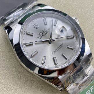 Rolex Datejust M126300 0003 angled dial view super clone watch