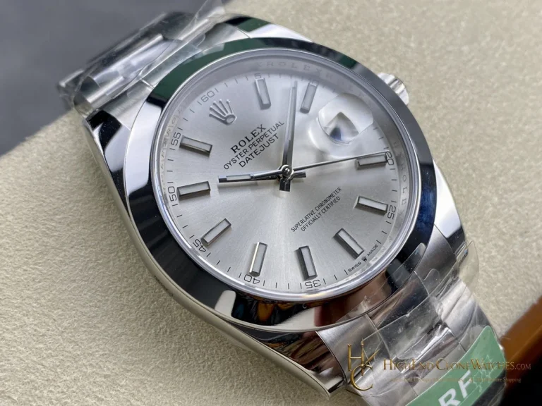 Rolex Datejust M126300 0003 angled dial view super clone watch