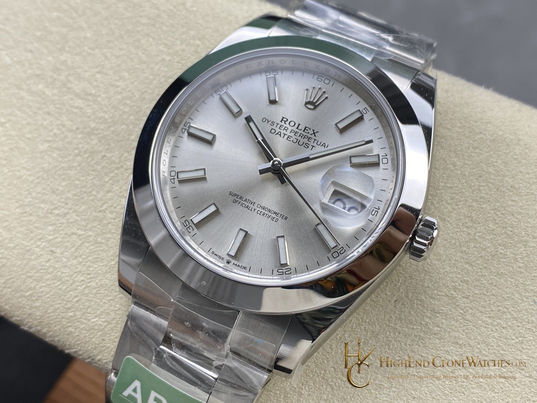 Rolex Datejust M126300 0003 dial and marker detail super clone watch