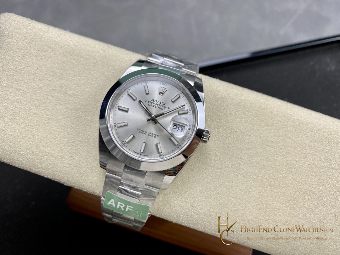 Rolex Datejust M126300 0003 bezel detail super clone watch