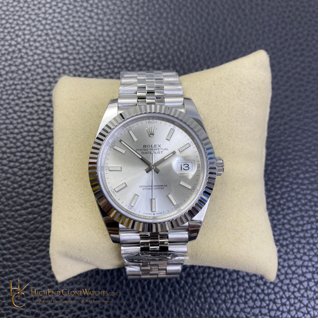 Rolex Datejust 126334-0004 front view super clone watch