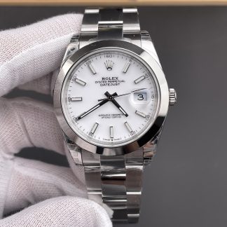 Rolex Datejust 41 Ref. 126300 front view super clone watch