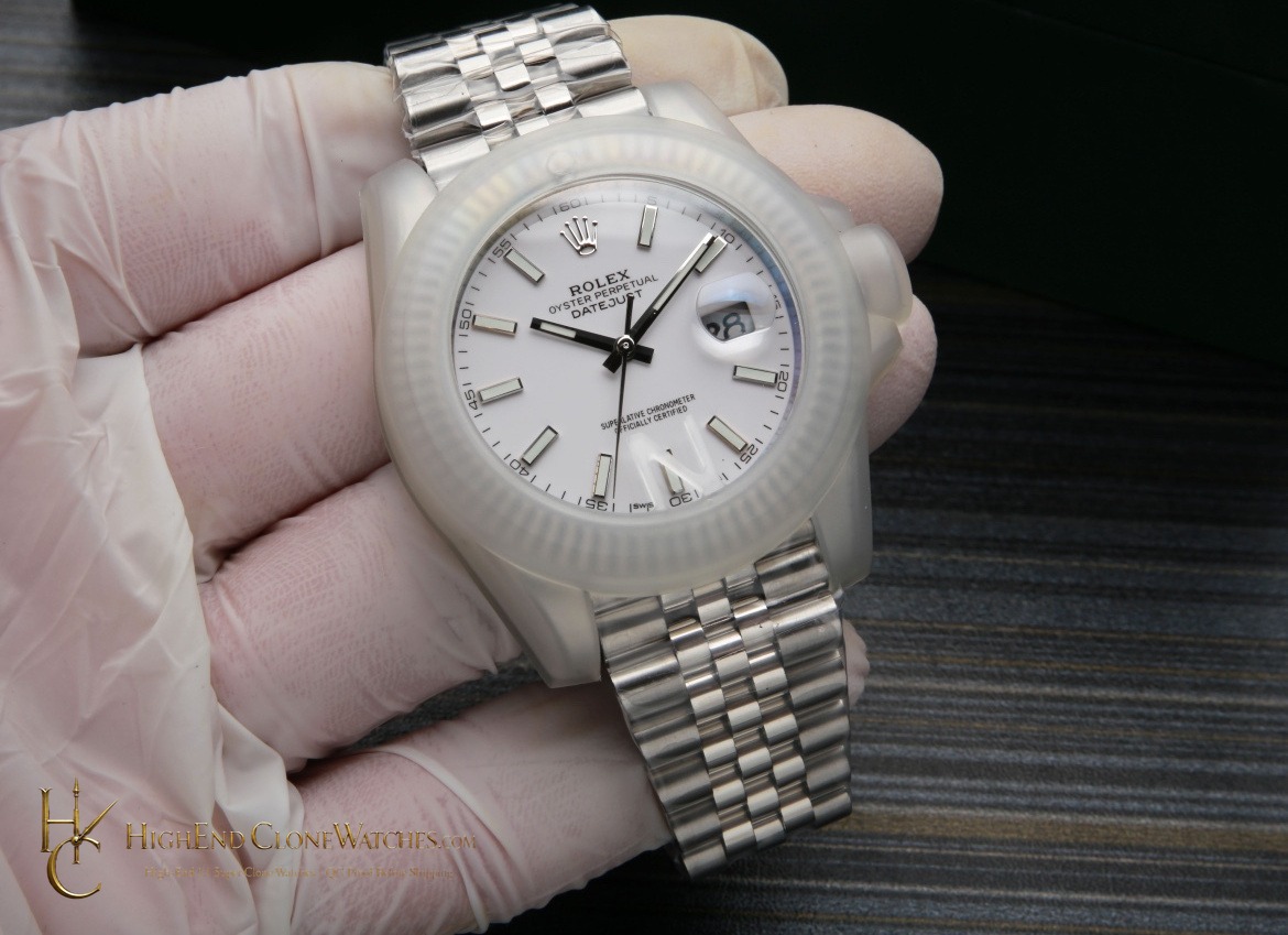 Rolex Datejust 126334-0010 side case profile super clone watch