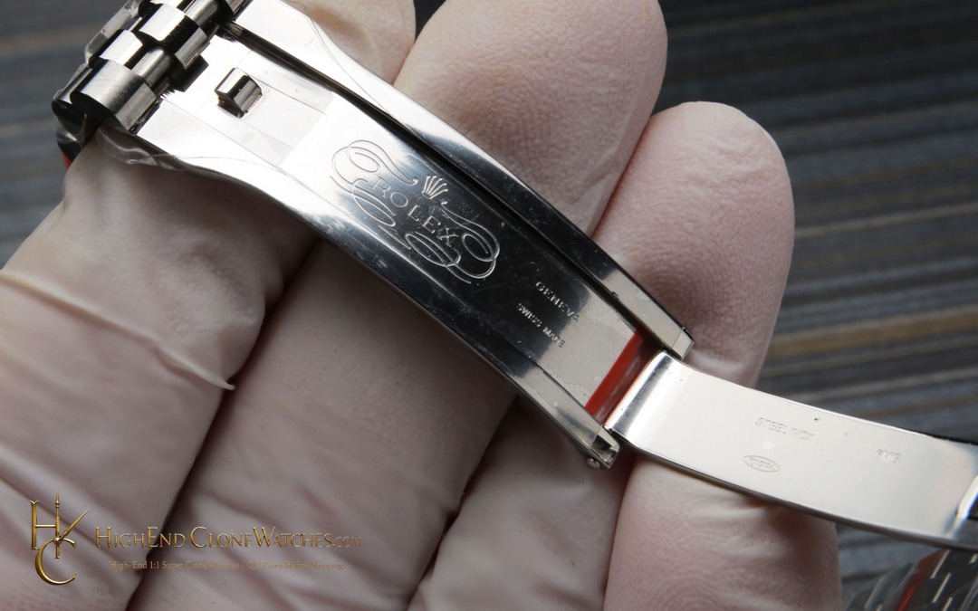 Rolex Datejust 126334-0010 buckle or clasp detail super clone watch