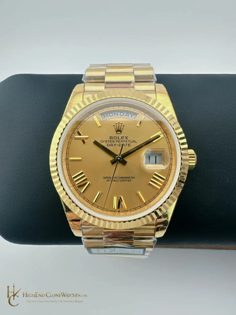 Rolex Day-Date M228238-0006 front view super clone watch