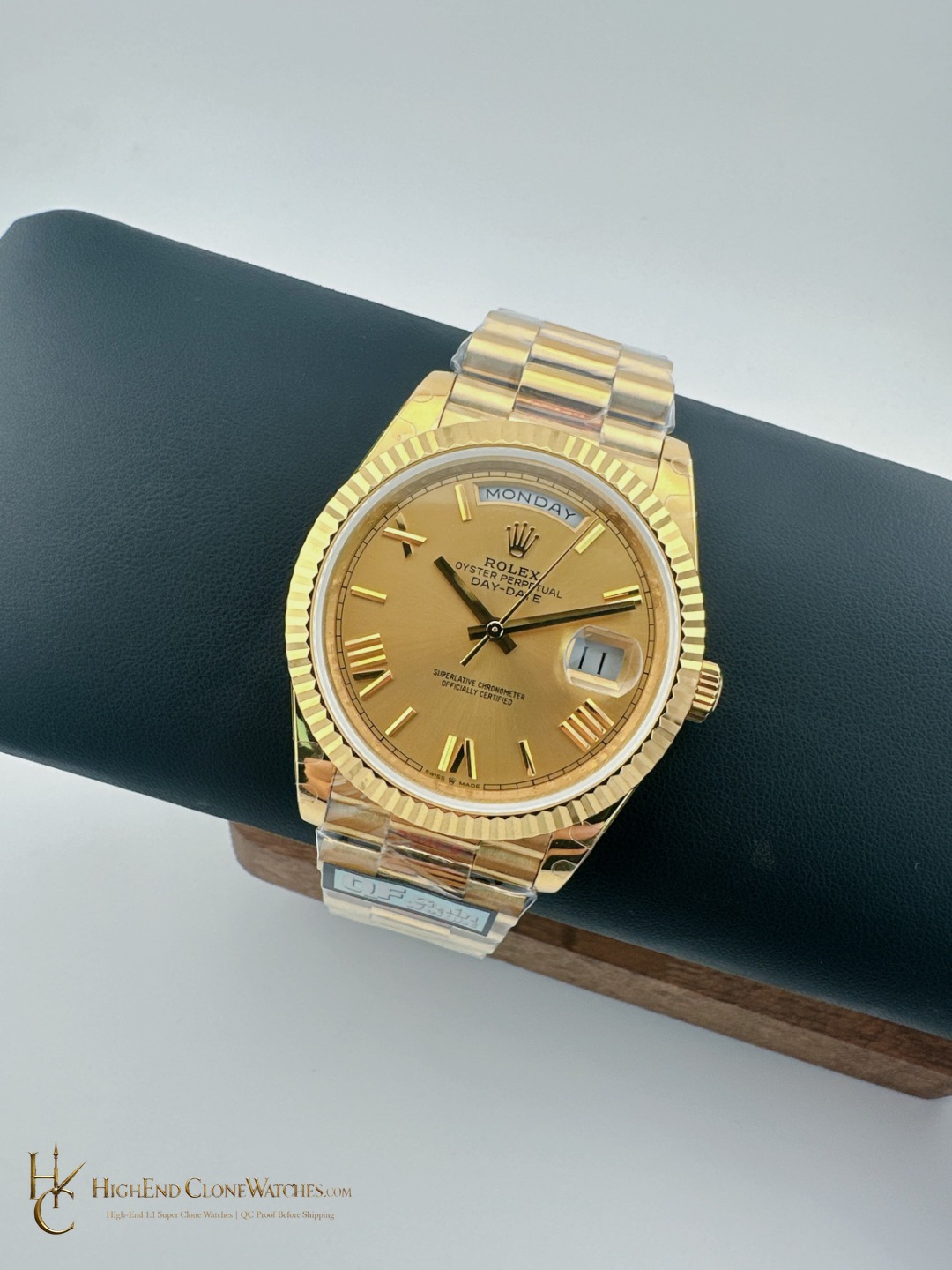 Rolex Day-Date M228238-0006 side case profile super clone watch