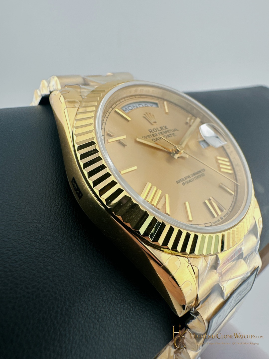 Rolex Day-Date M228238-0006 bracelet or strap fit super clone watch