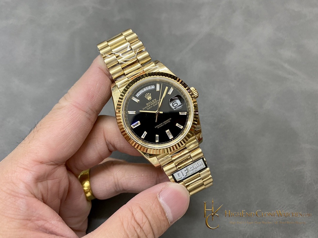 Rolex Day-Date 40 Ref. 228238 side case profile super clone watch