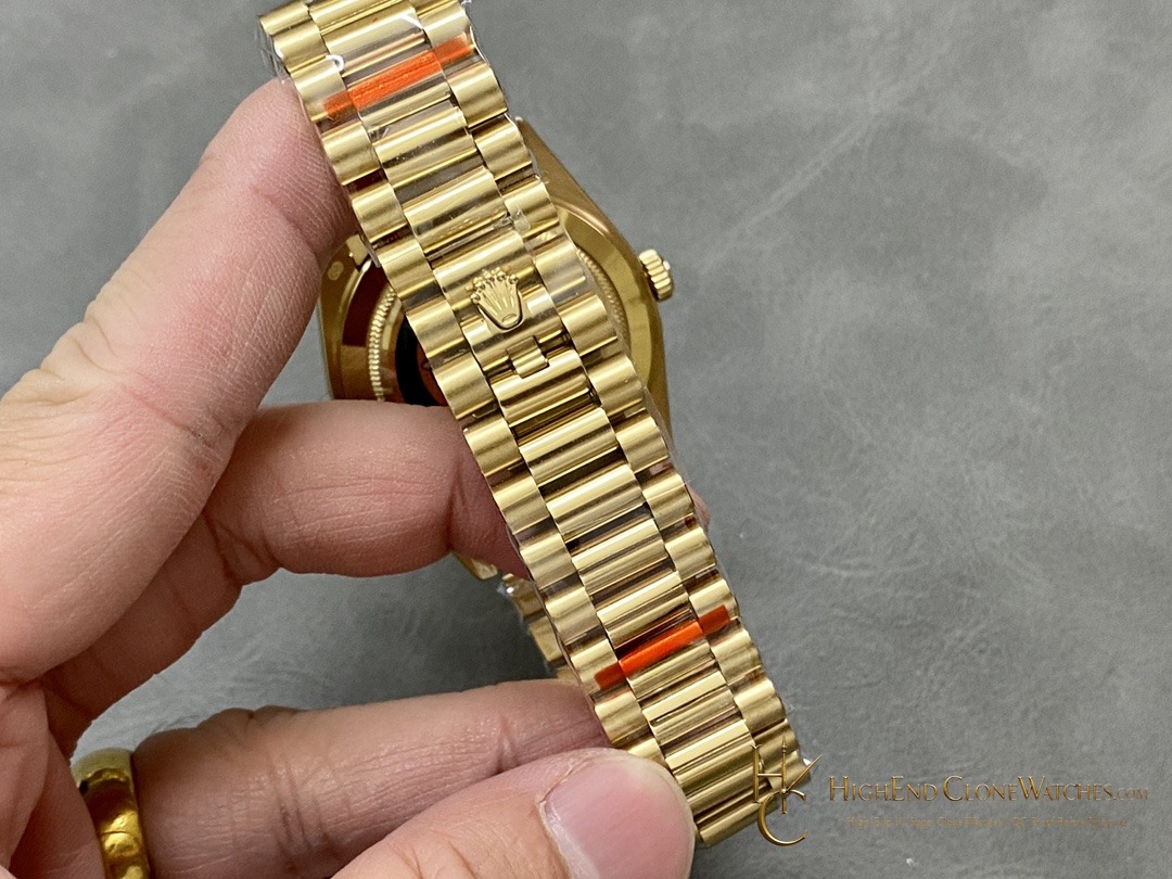 Rolex Day-Date 40 Ref. 228238 caseback view super clone watch
