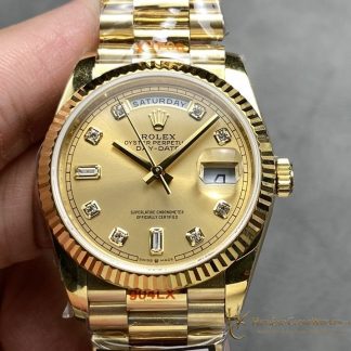 Rolex Day-Date 128238-0008 front view super clone watch