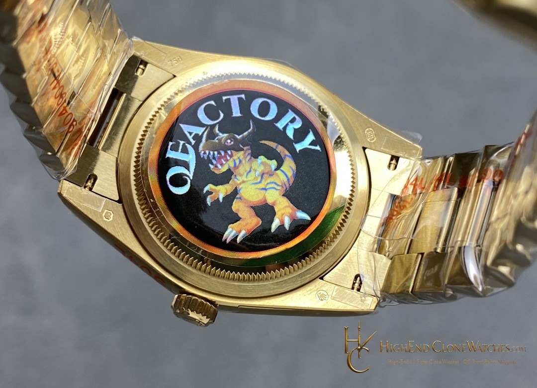 Rolex Day-Date 128238-0008 buckle or clasp detail super clone watch