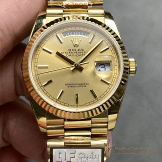 Rolex Day-Date m128238-0045 front view super clone watch