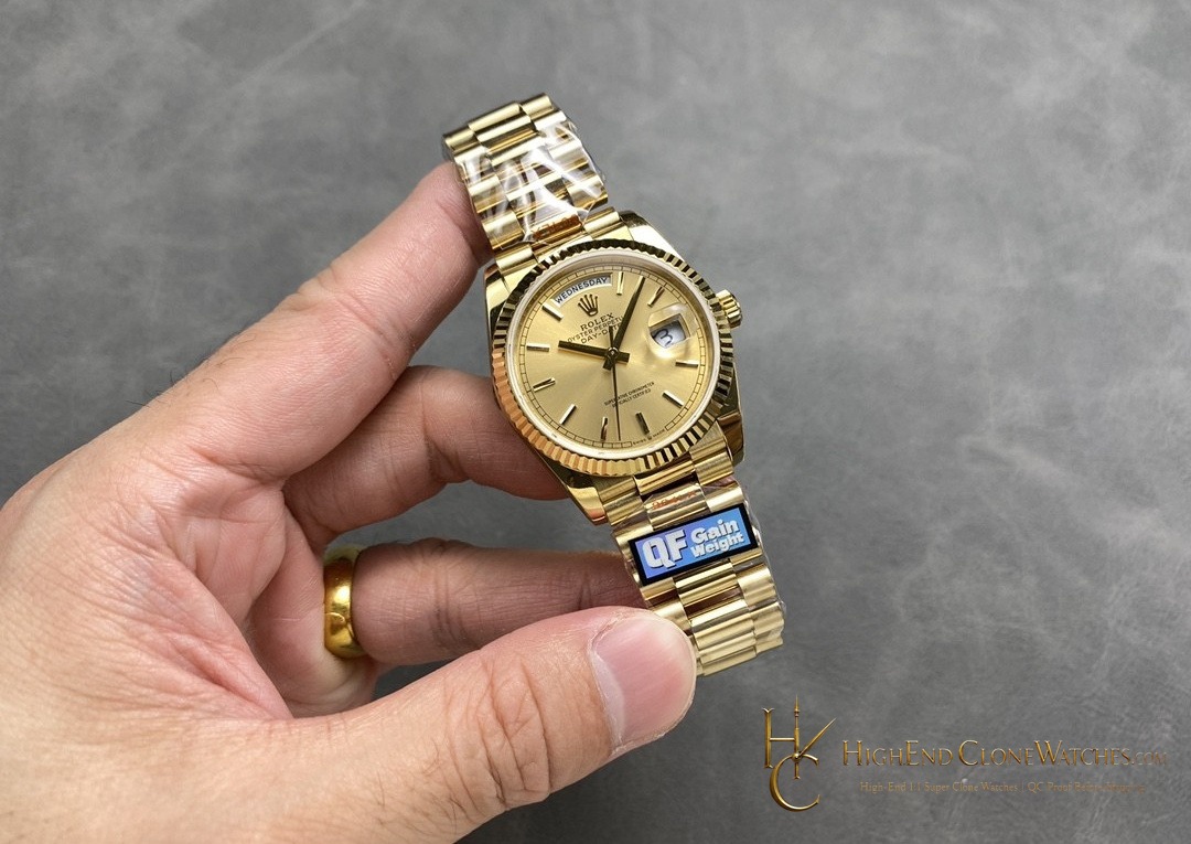 Rolex Day-Date m128238-0045 side case profile super clone watch