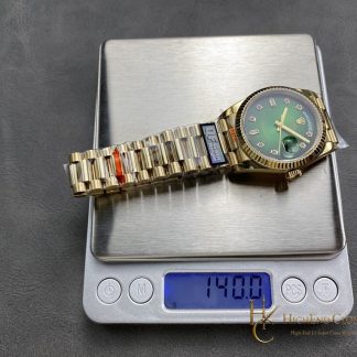 Rolex Day-Date m128238-0069 angled dial view super clone watch