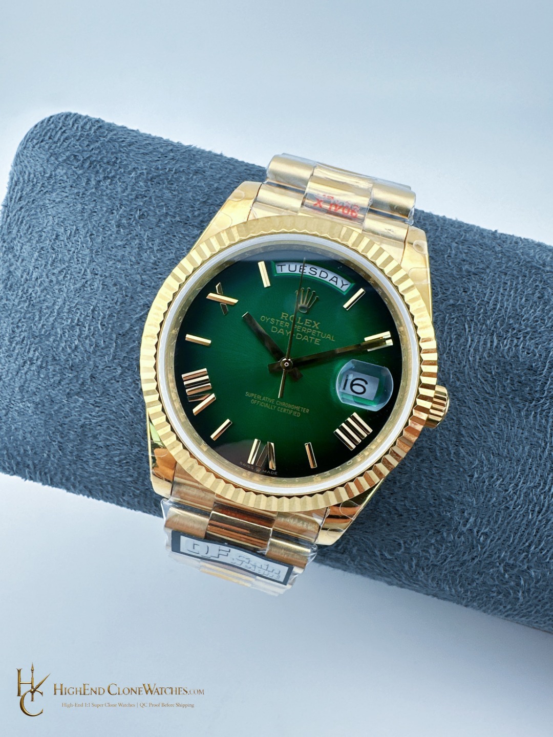 Rolex Day-Date m128238-0118 dial and marker detail super clone watch