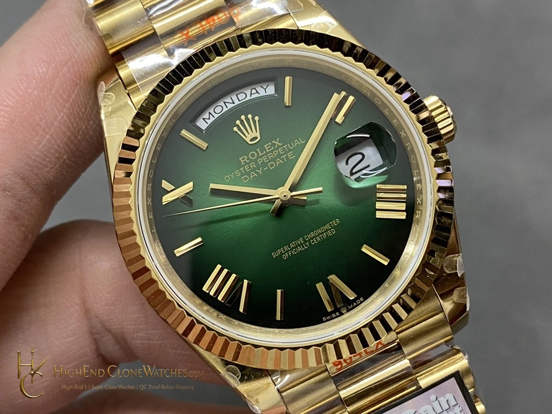 Rolex Day-Date 228238-0069 dial and marker detail super clone watch