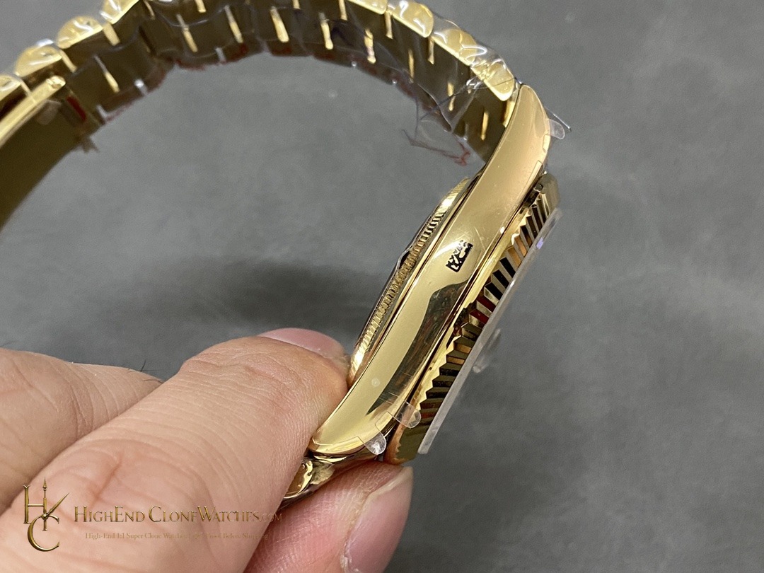 Rolex Day-Date 228238-0069 side case profile super clone watch