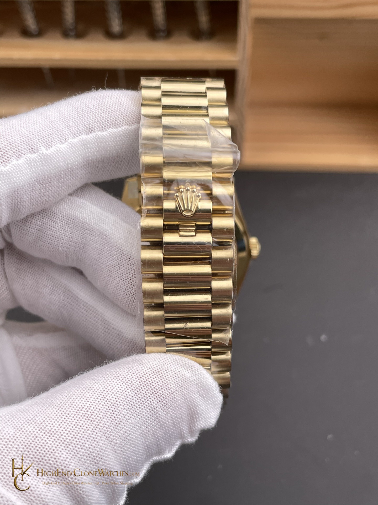 Rolex Day-Date m228238 buckle or clasp detail super clone watch