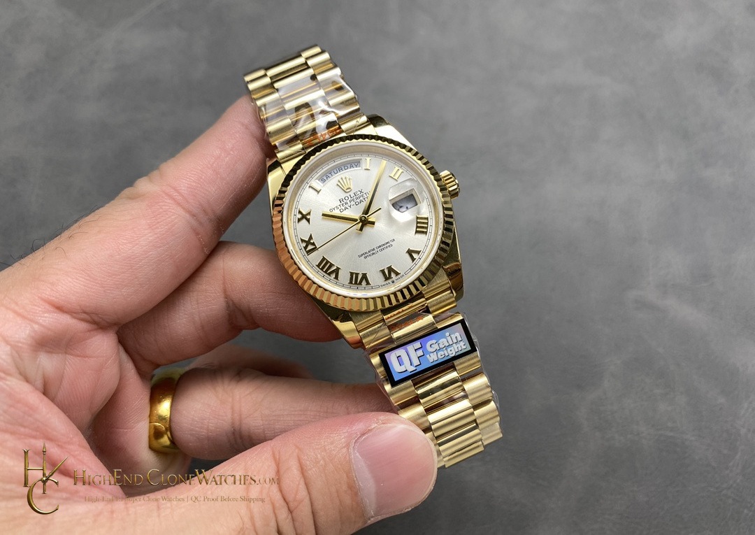 Rolex Day-Date m128238-0076 side case profile super clone watch