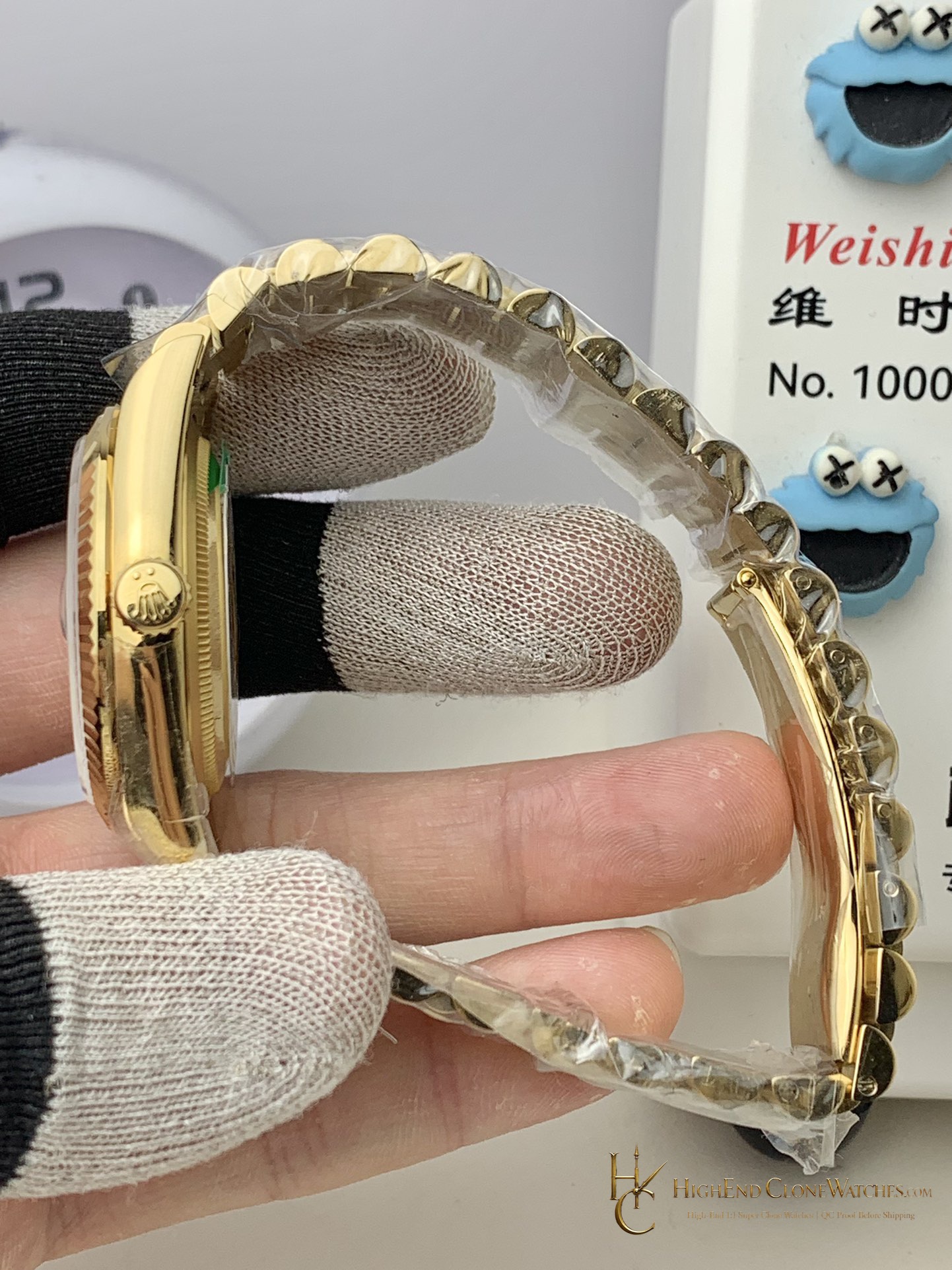Rolex Day-Date 36 m128238-0081 dial and marker detail super clone watch