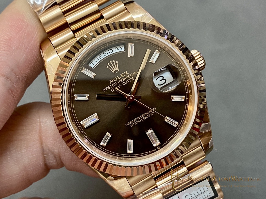 Rolex Day-Date m228235 dial and marker detail super clone watch